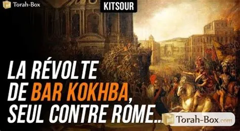  La Révolte de Bar Kokhba: Un Soulèvement Juif face à l'Empire Romain au IIe siècle